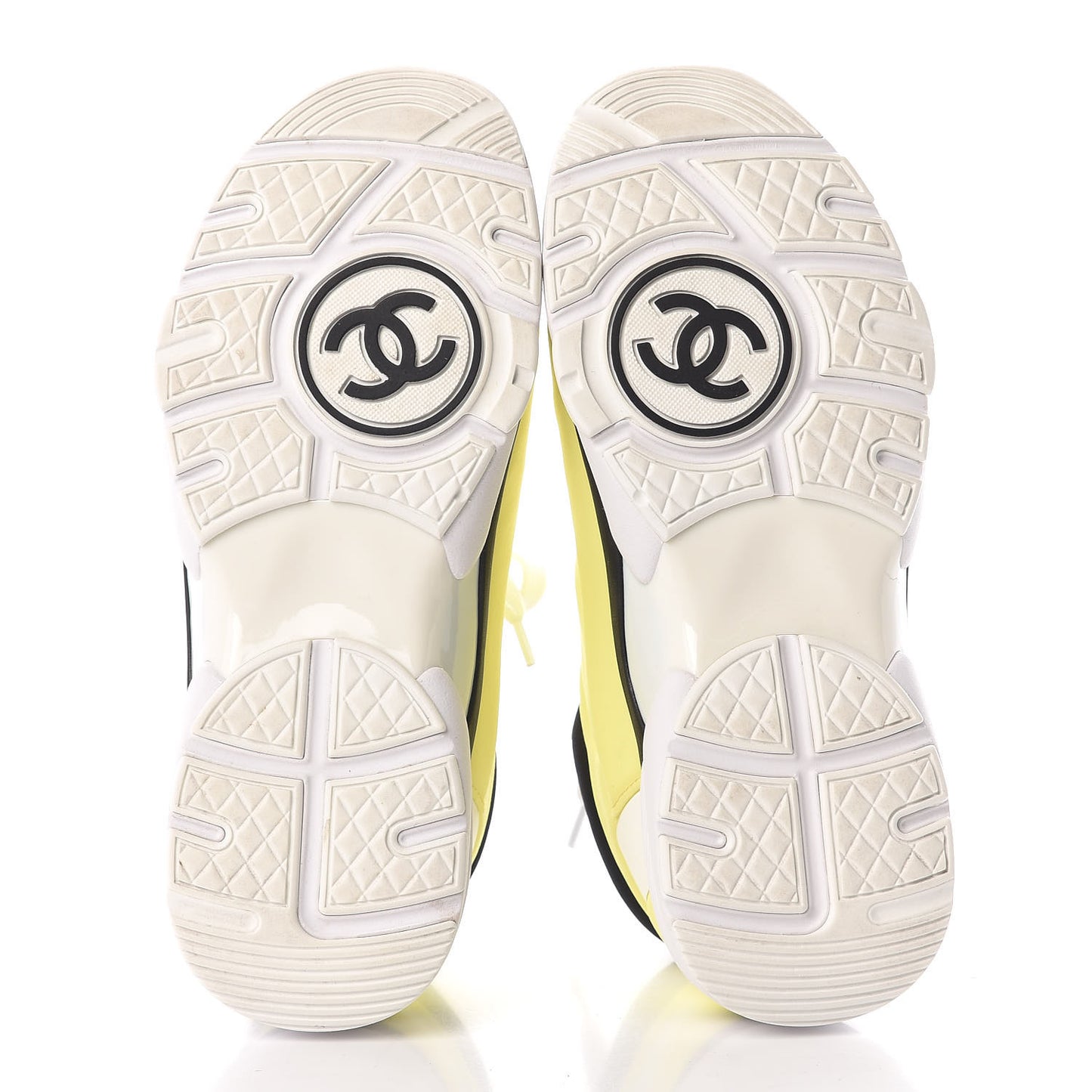 Lycra Fabric CC Sneakers 35 Yellow