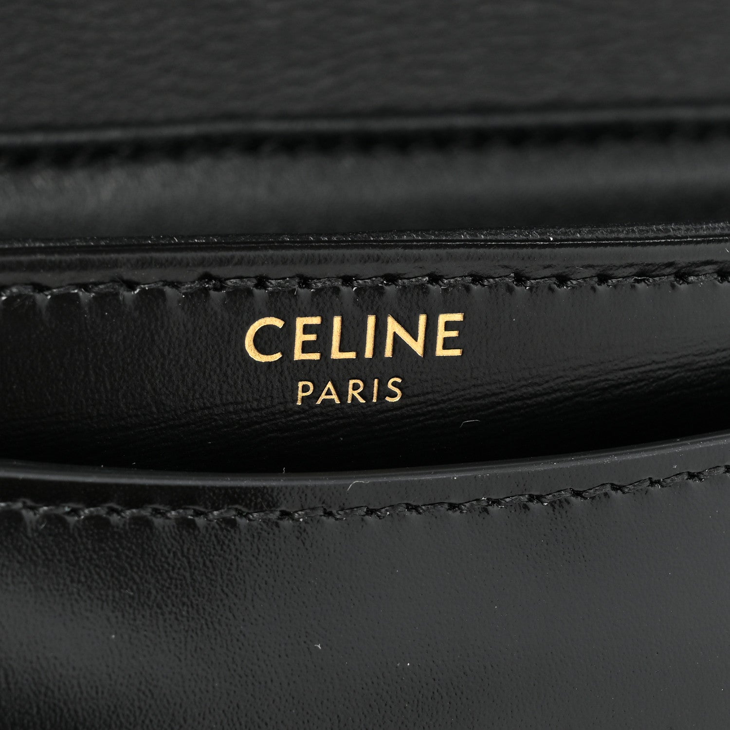 Celine Shiny Calfskin Teen Besace Black 7 of 11