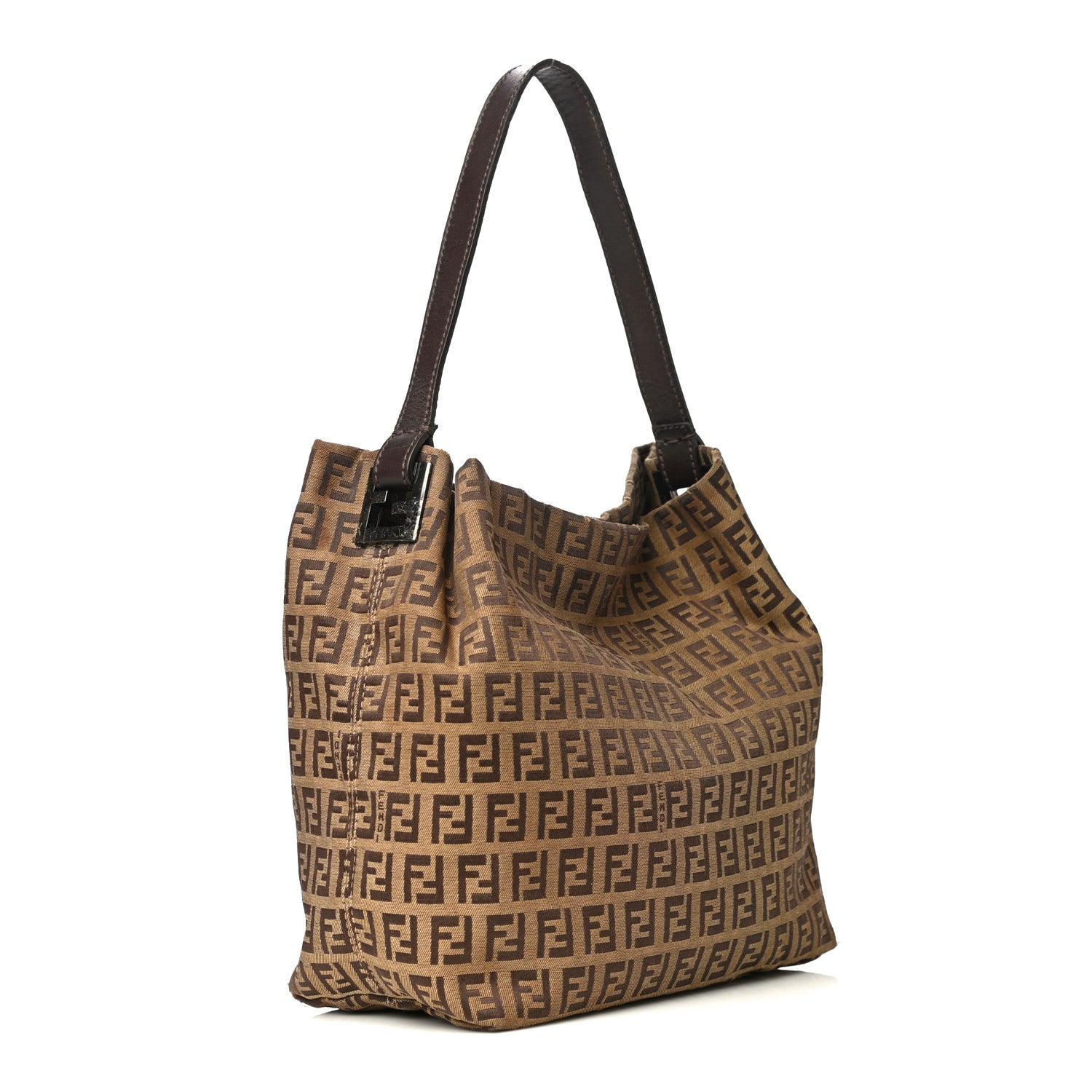 Fendi Zucchino Tote Tobacco 3 of 21