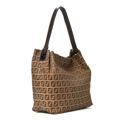 Fendi Zucchino Tote Tobacco 3 of 21