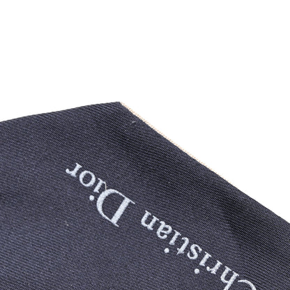 Christian Dior Silk Oblique Mitzah Scarf Bleu Marine 3 of 3