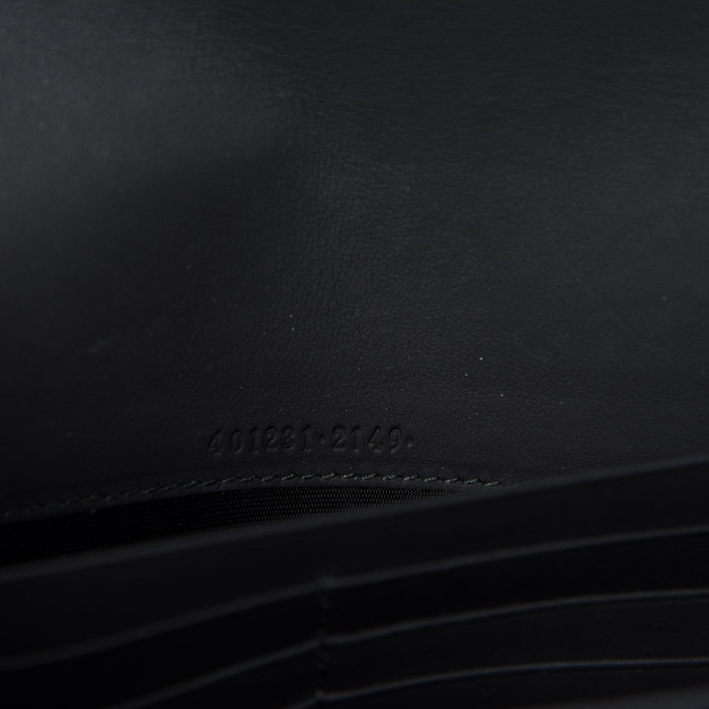Suede Mini Dionysus Chain Wallet Black