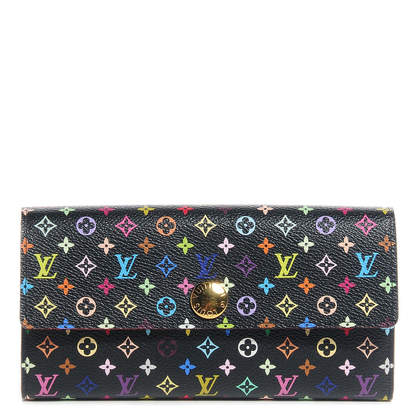 Monogram Multicolor Sarah Wallet Black Grenade