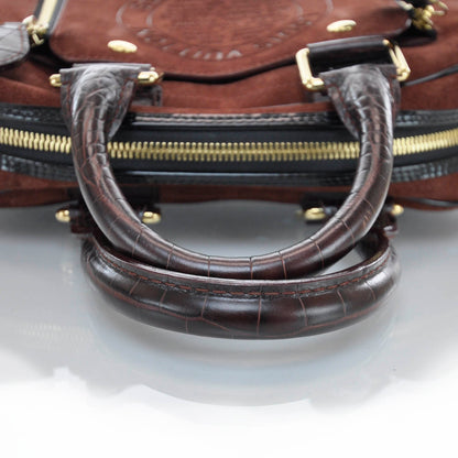 Louis Vuitton Havane Stamped Trunk Bowler PM 6 of 9