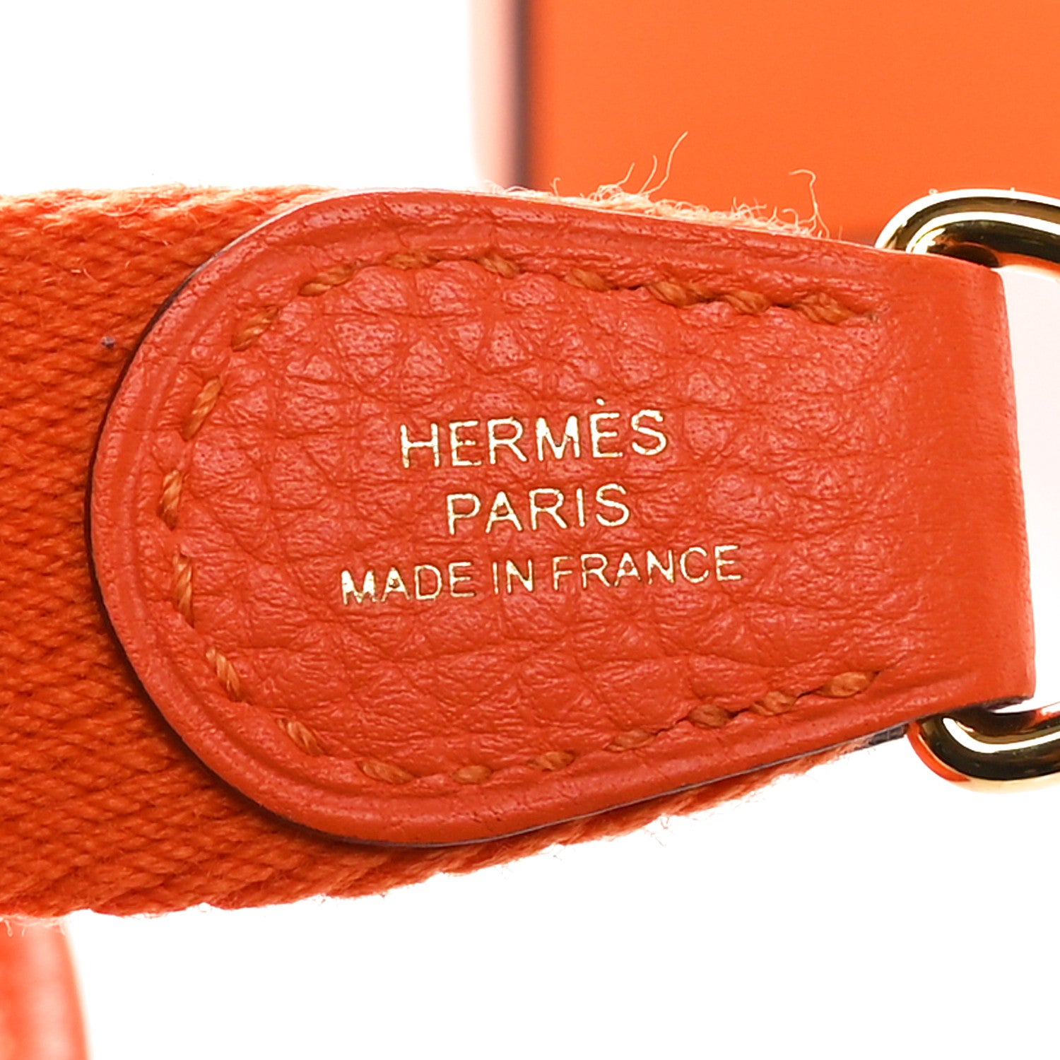 Hermes Taurillon Clemence Evelyne TPM Orange Minium 6 of 11