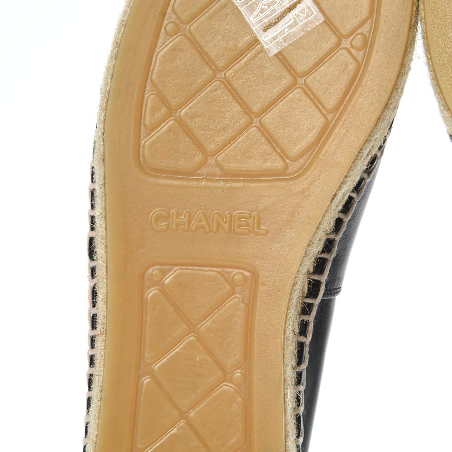 Lambskin CC Espadrilles 41 Black