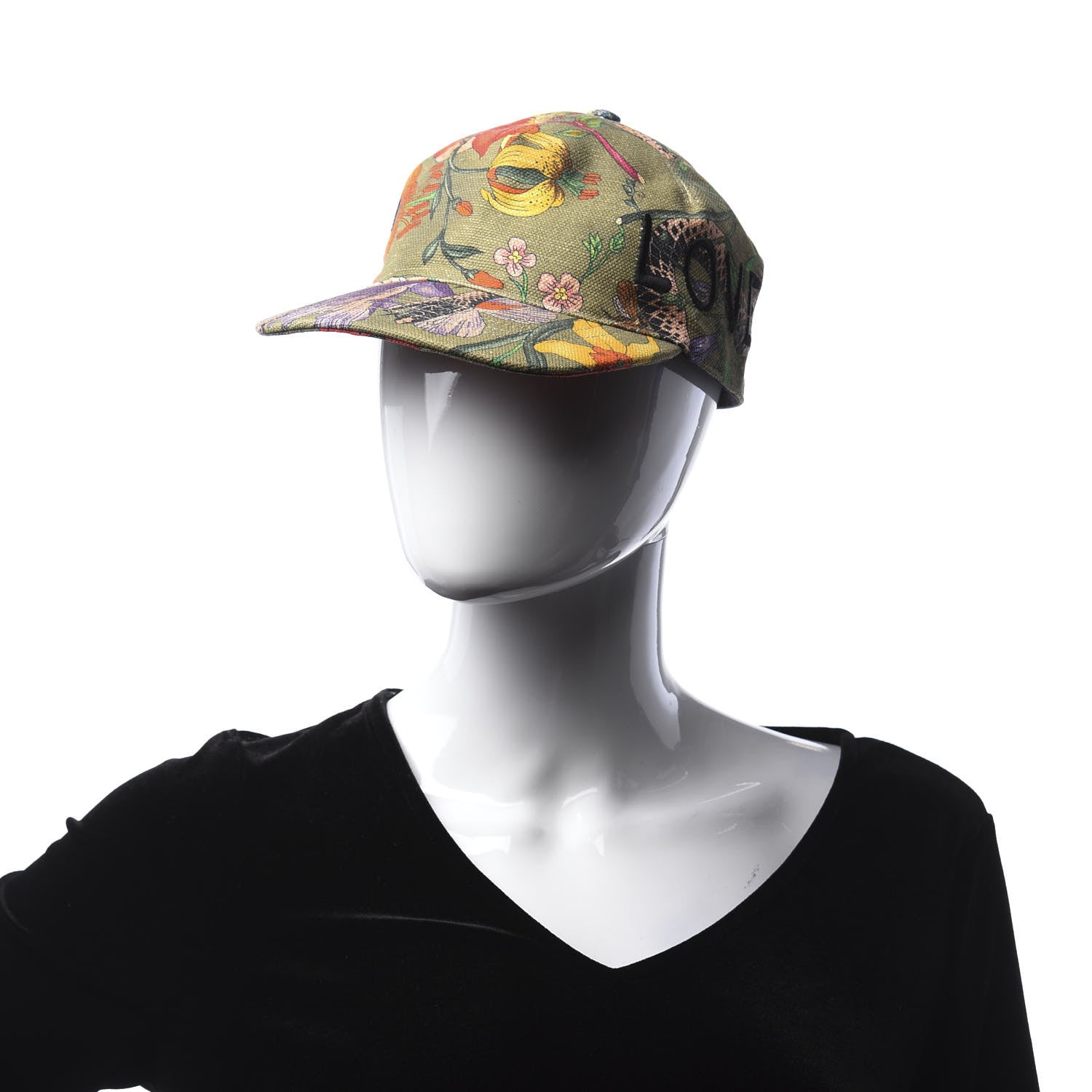 Gucci Cotton Linen Loved Baseball Hat M 2 of 8