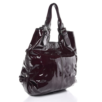 Alexander McQueen Patent Faithful Tote Purple 3 of 7