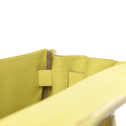 Hermes Evercolor Kelly Retourne 28 Lime 5 of 11