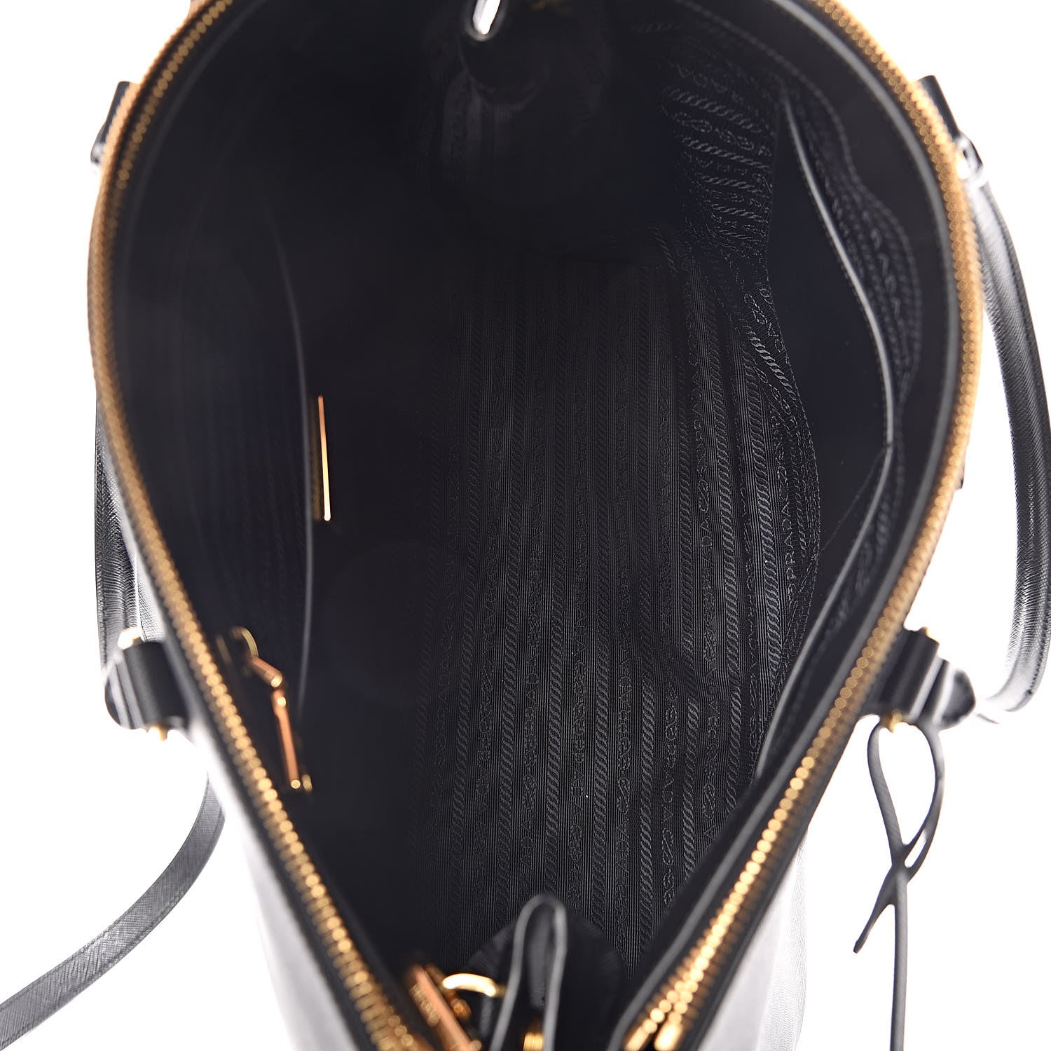 Prada Saffiano Large Galleria Double Zip Tote Black 8 of 10