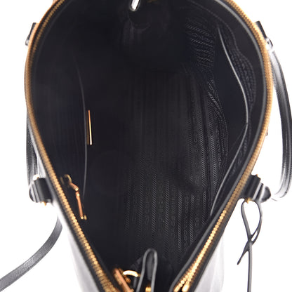 Prada Saffiano Large Galleria Double Zip Tote Black 8 of 10