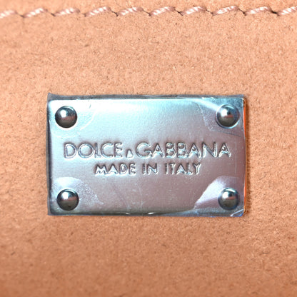 Dolce & Gabbana Calfskin DG Logo Flap Crossbody Bag Orange 6 of 9