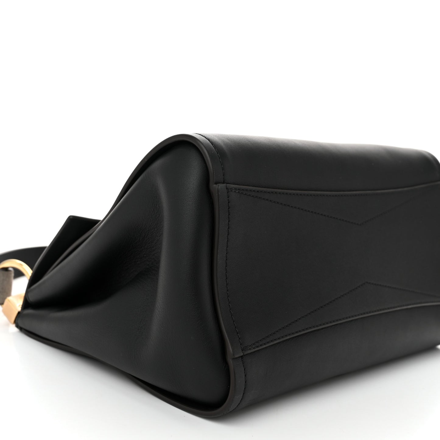 Calfskin Small Mystic Shoulder Bag Black