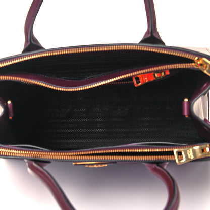 Prada Saffiano City Calfskin Greche Paradigme Bag Granato Petalo 5 of 9
