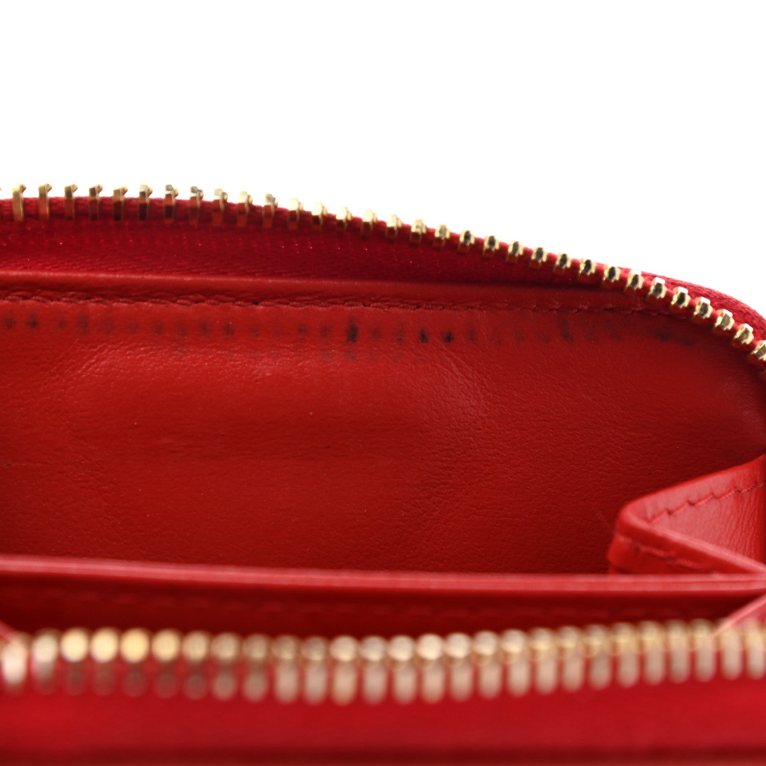 Prada Vitello Move Metal Coin Purse Lacca 7 of 8