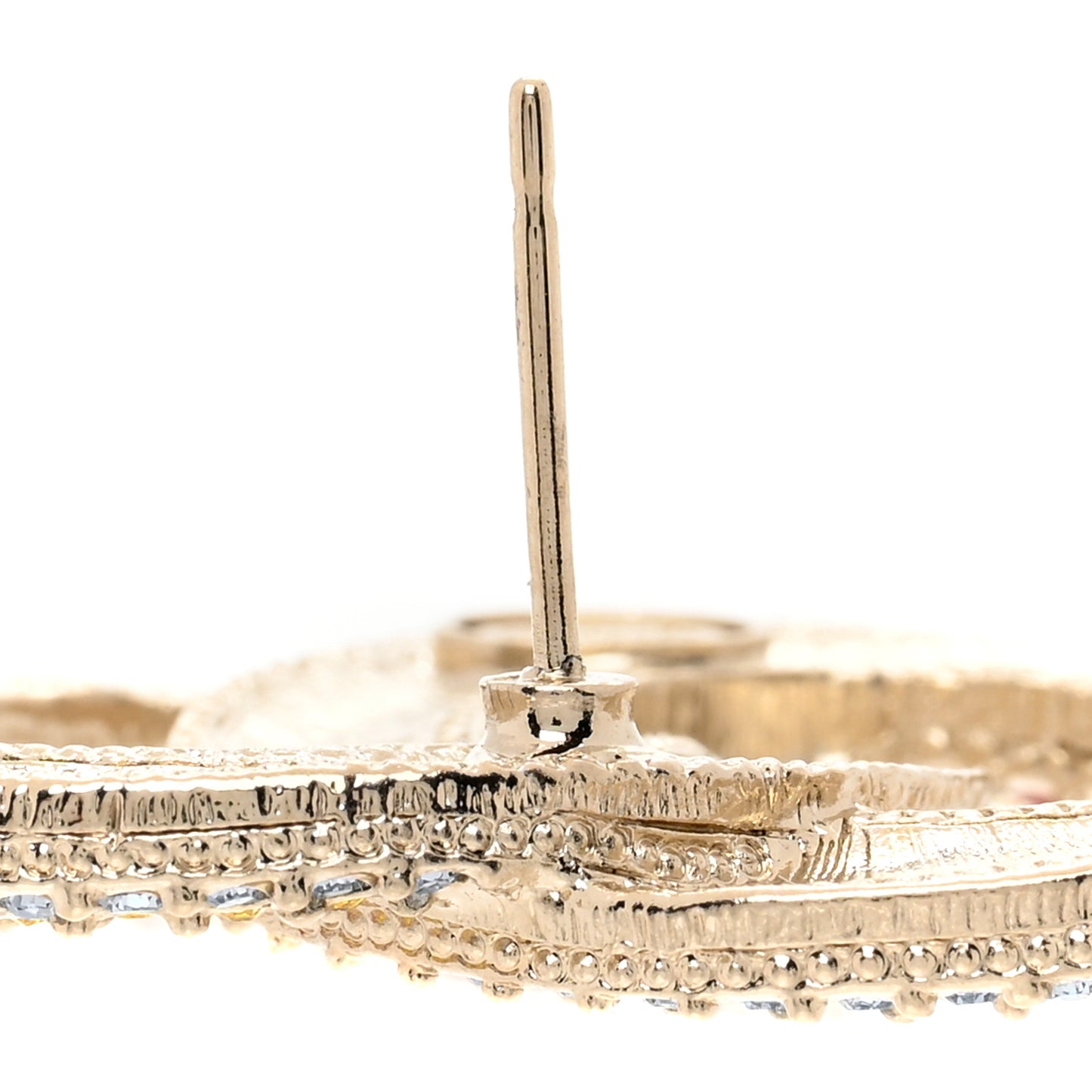 Crystal CC Earrings Gold Multicolor