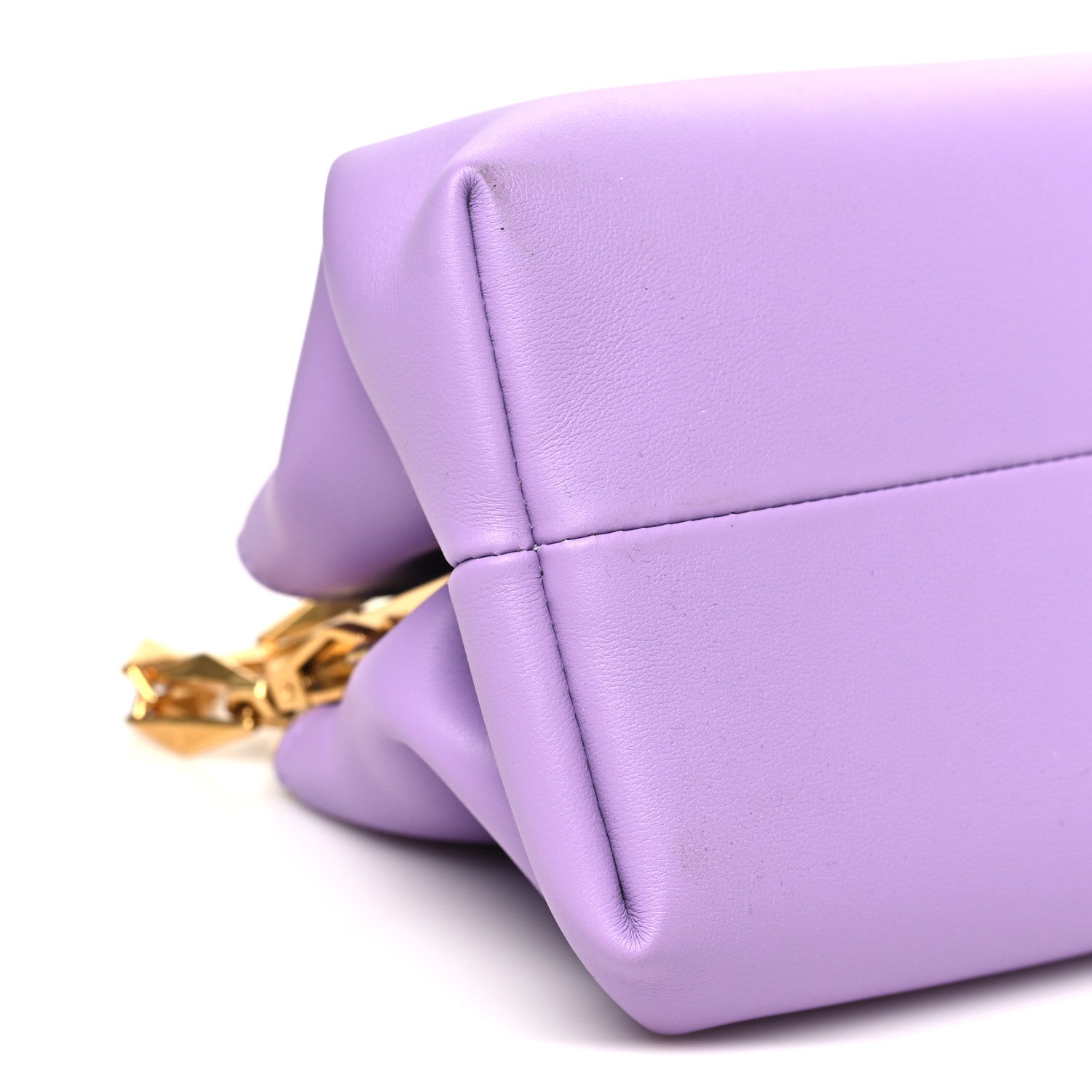 Jimmy Choo Box Calfskin Diamond Frame Clutch Wisteria 8 of 9