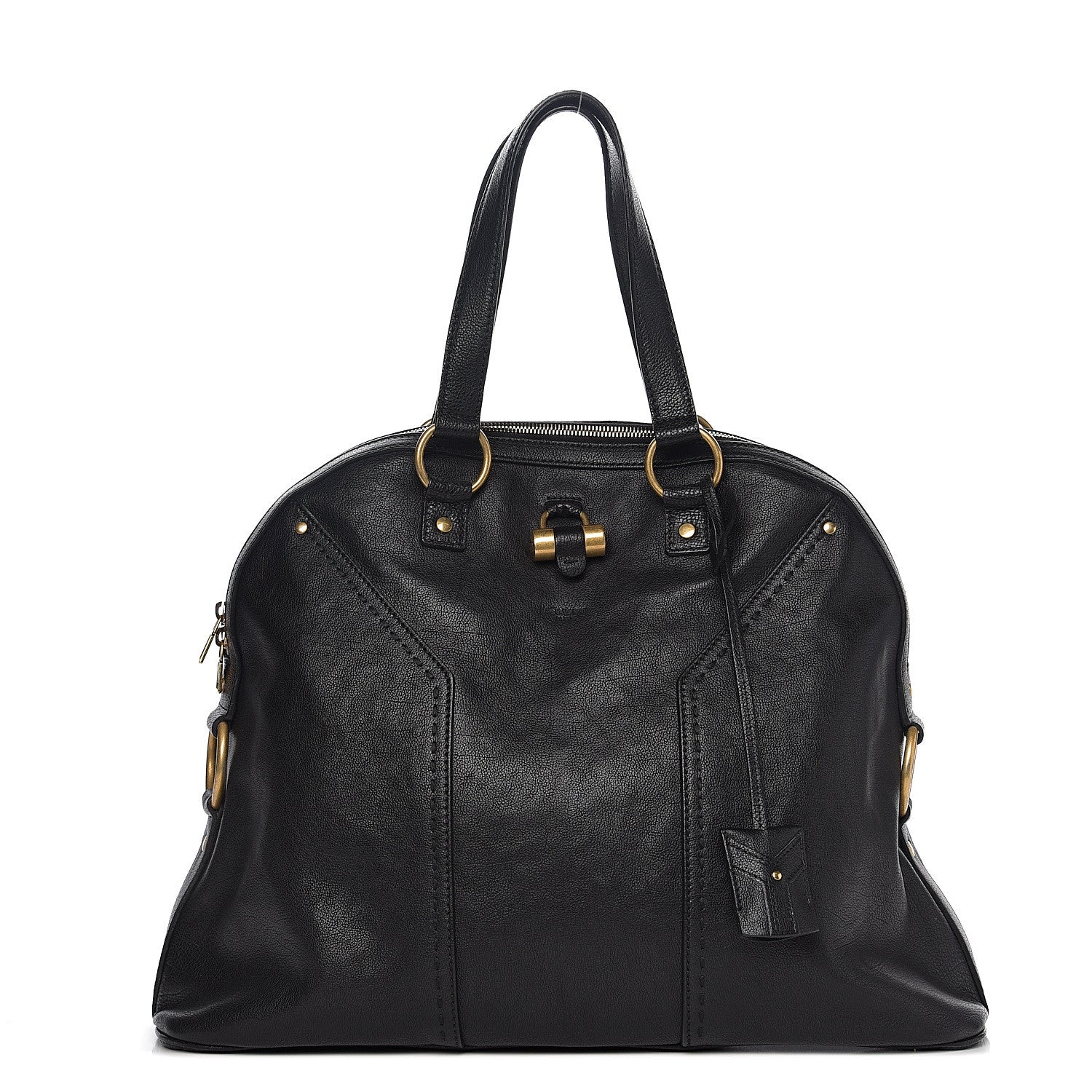 Saint Laurent Calfskin Oversized Muse Black 1 of 11