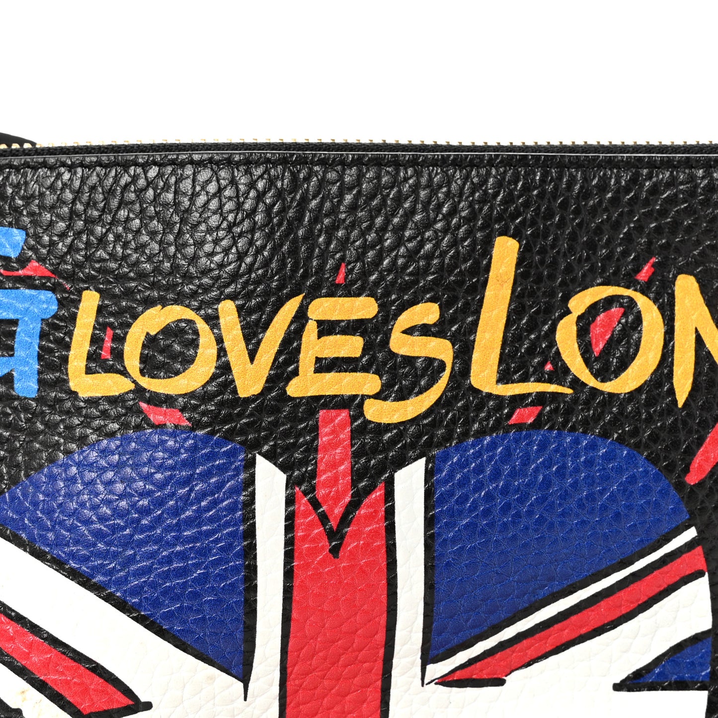 Calfskin DG Loves London Crossbody Black