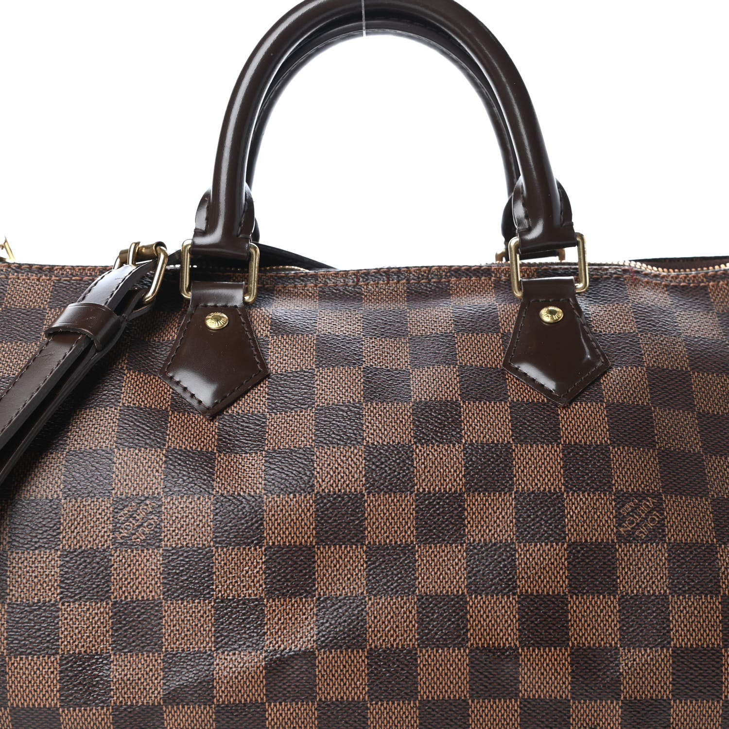 Louis Vuitton Damier Ebene Speedy Bandouliere 35 7 of 11