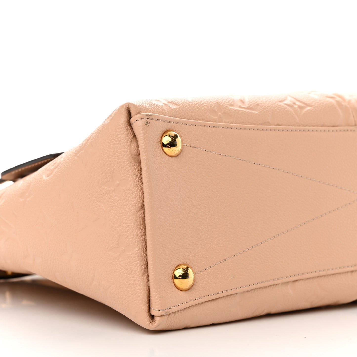 Empreinte V Tote MM Beige Rose Creme