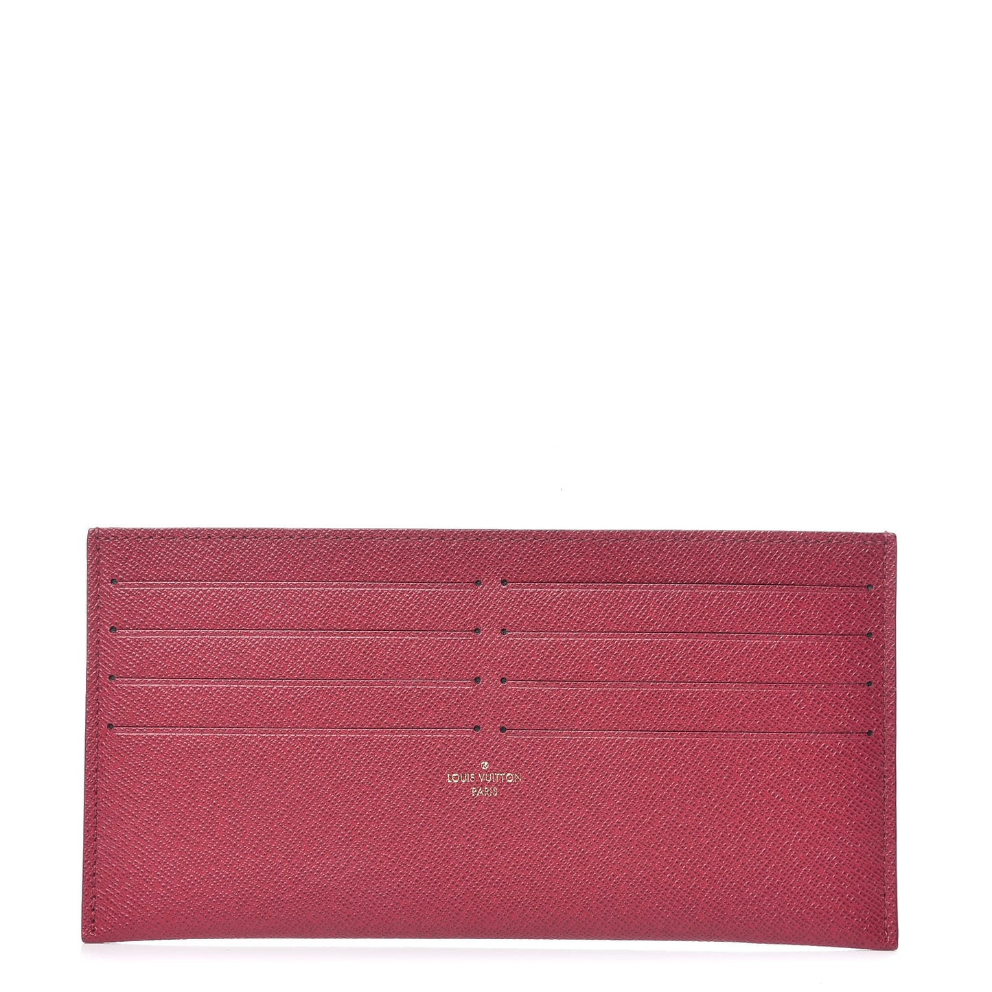 Calfskin Felicie Card Holder Insert Fuchsia