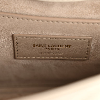 Saint Laurent Lambskin Quilted Le 57 Diamond Shoulder Bag Crema Soft 6 of 12