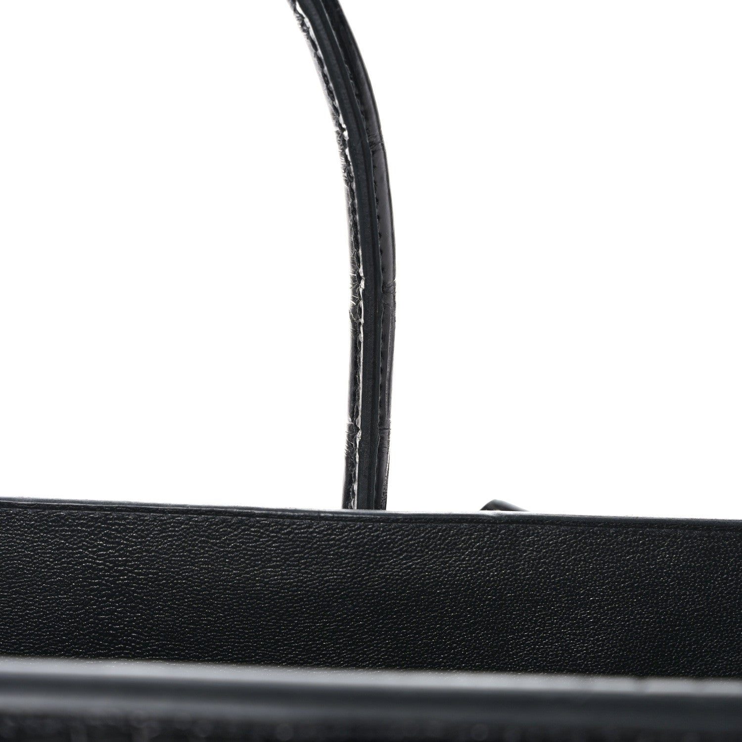 Hermes Shiny Porosus Crocodile Birkin Sellier 35 Black 16 of 16