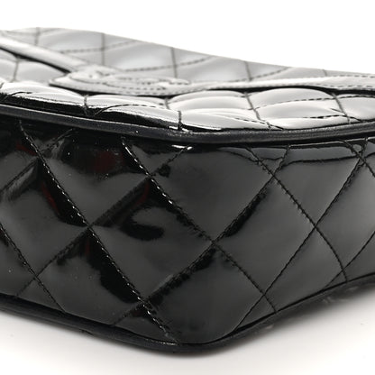 Chanel Patent Quilted Tassel Camera Case Black 10 of 10
