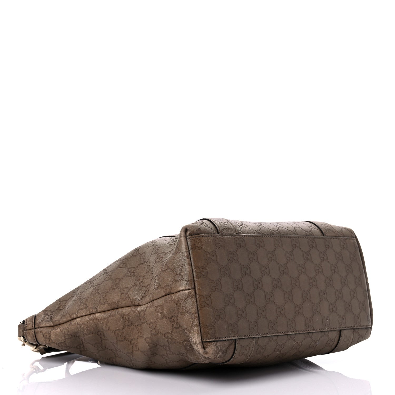 Gucci Guccissima Bamboo Top Handle Tote Brown 4 of 21