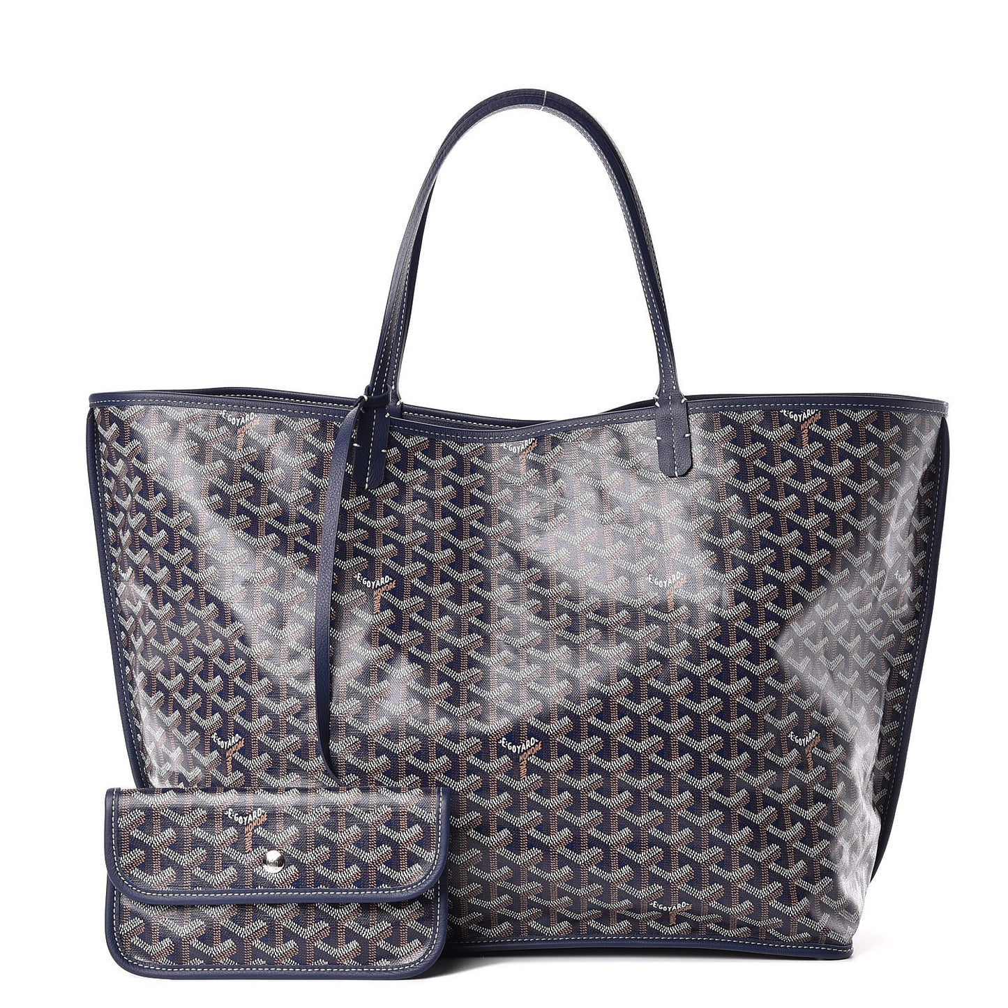 Goyardine Reversible Anjou GM Navy