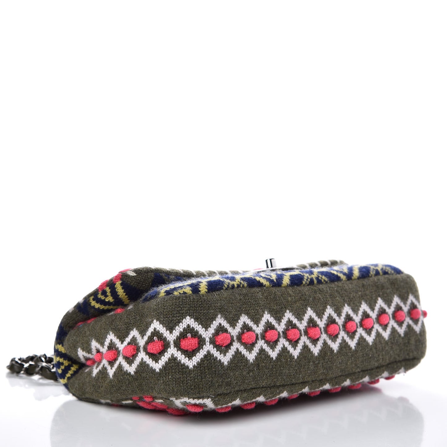Cashmere Knit Medium Single Flap Multicolor