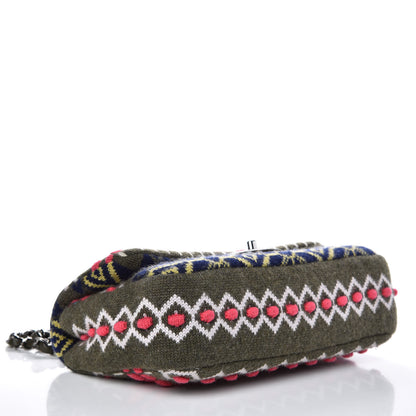 Chanel Cashmere Knit Medium Single Flap Multicolor 5 of 10