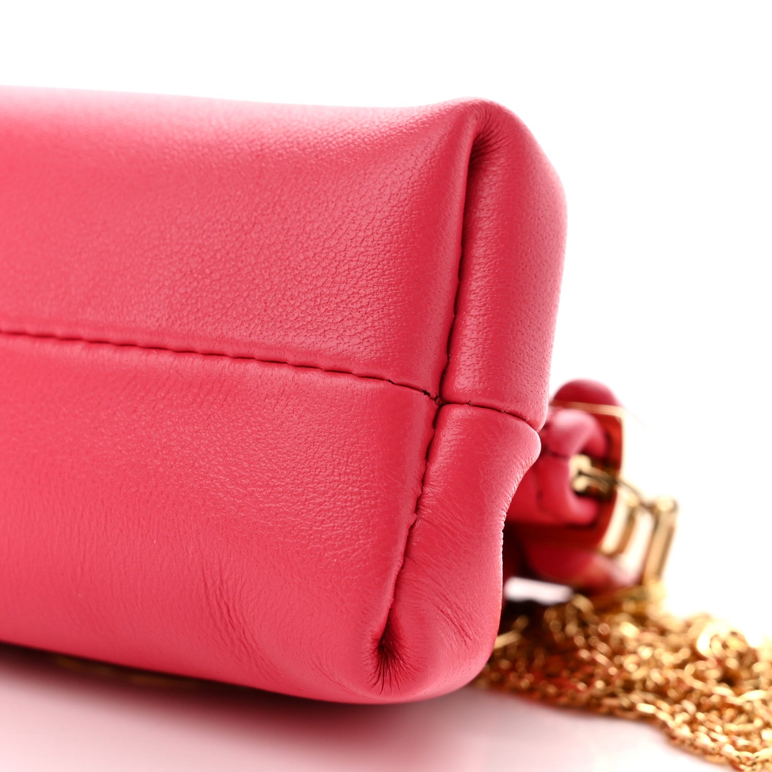 Fendi Shiny Nappa Nano Fendi First Bag Charm Lampone 10 of 10