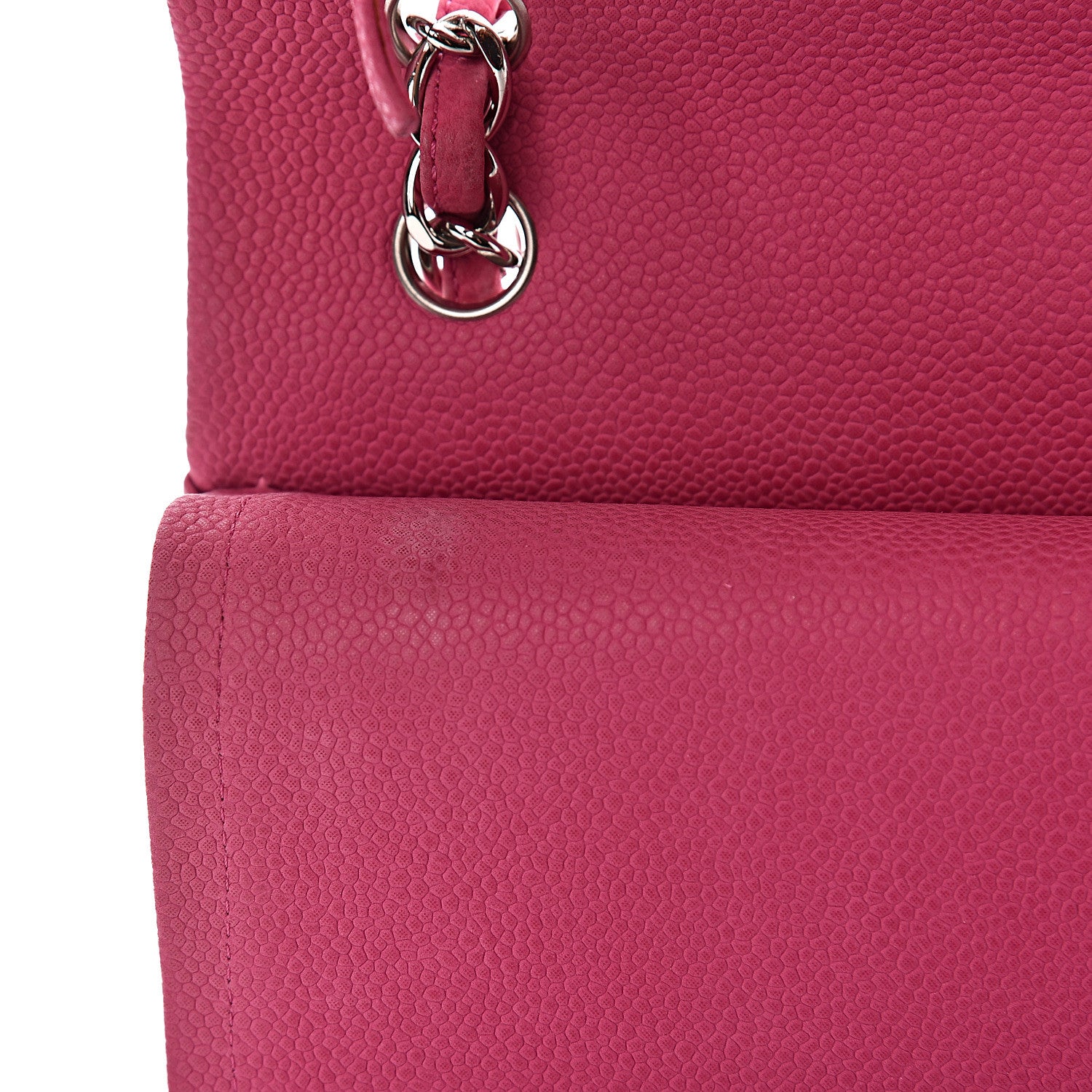 Chanel Iridescent Caviar Jumbo Double Flap Pink 15 of 16