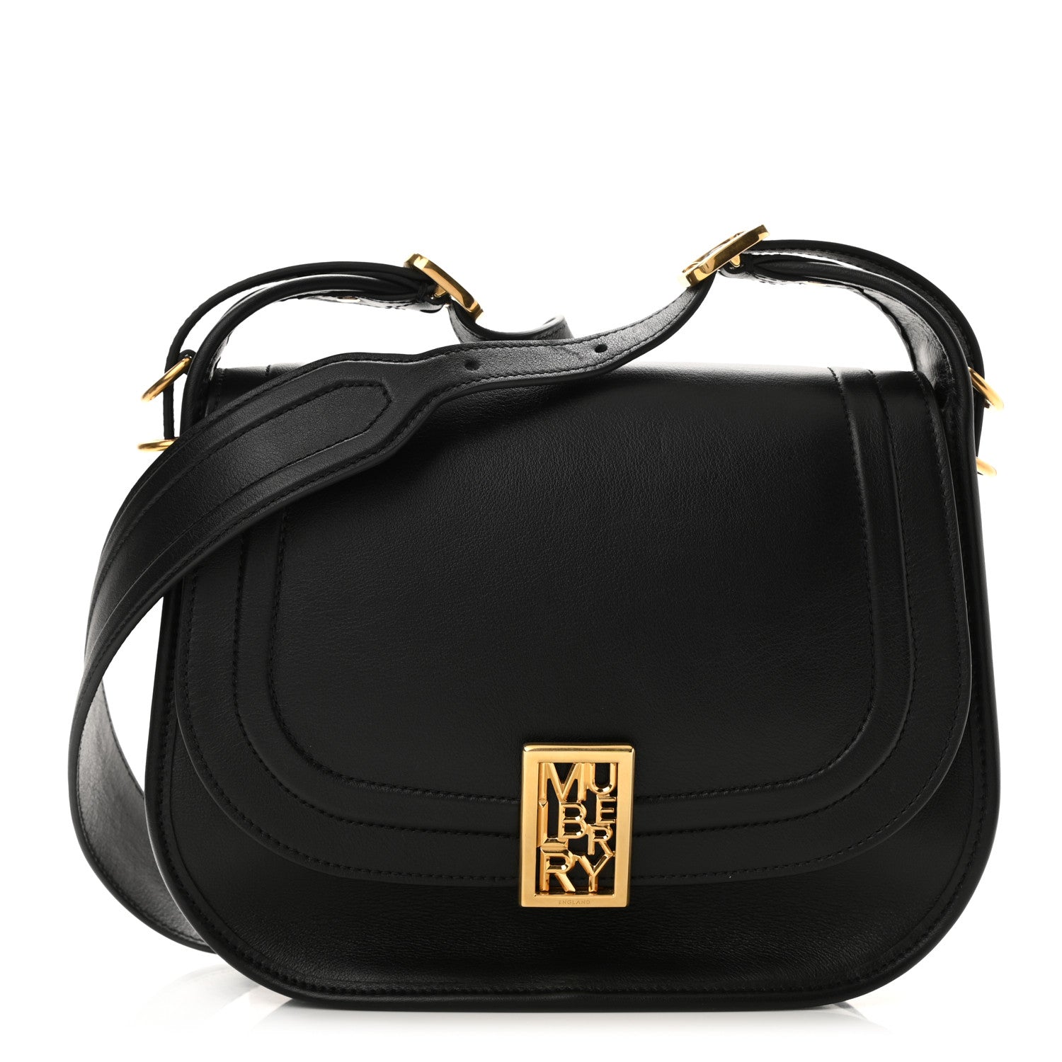 Mulberry Silky Calfskin Sadie Satchel Black 1 of 8