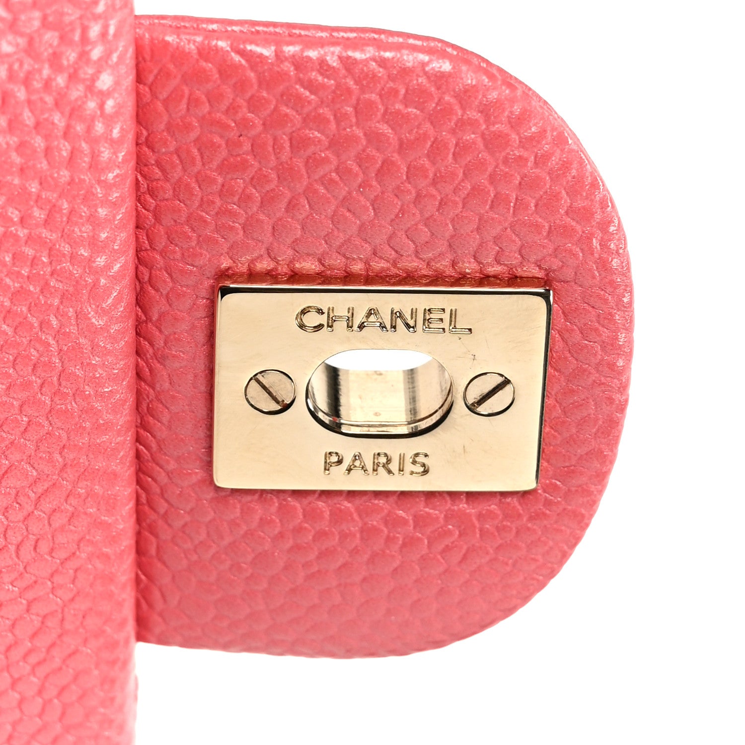 Chanel Iridescent Caviar Quilted Mini Square Flap Pink 7 of 12