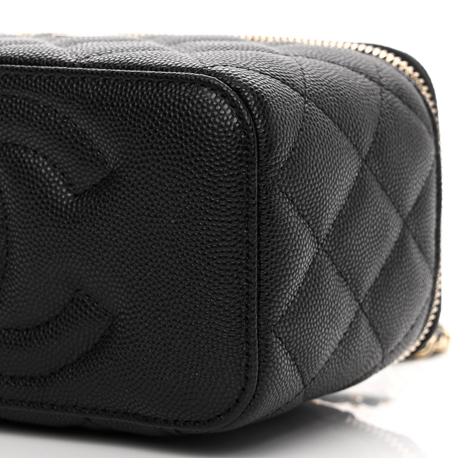 Chanel Caviar Quilted Small Vanity Case With Chain Black 10 of 11