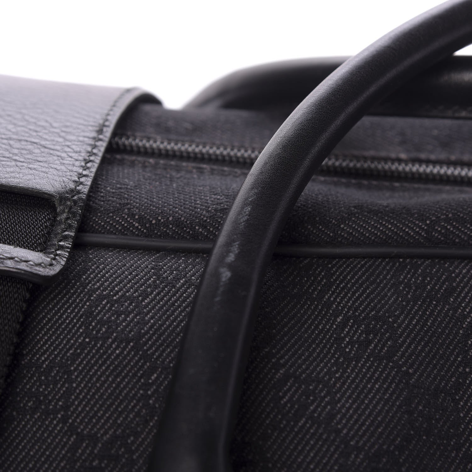 Gucci Denim Monogram Large Duffle Black 10 of 15