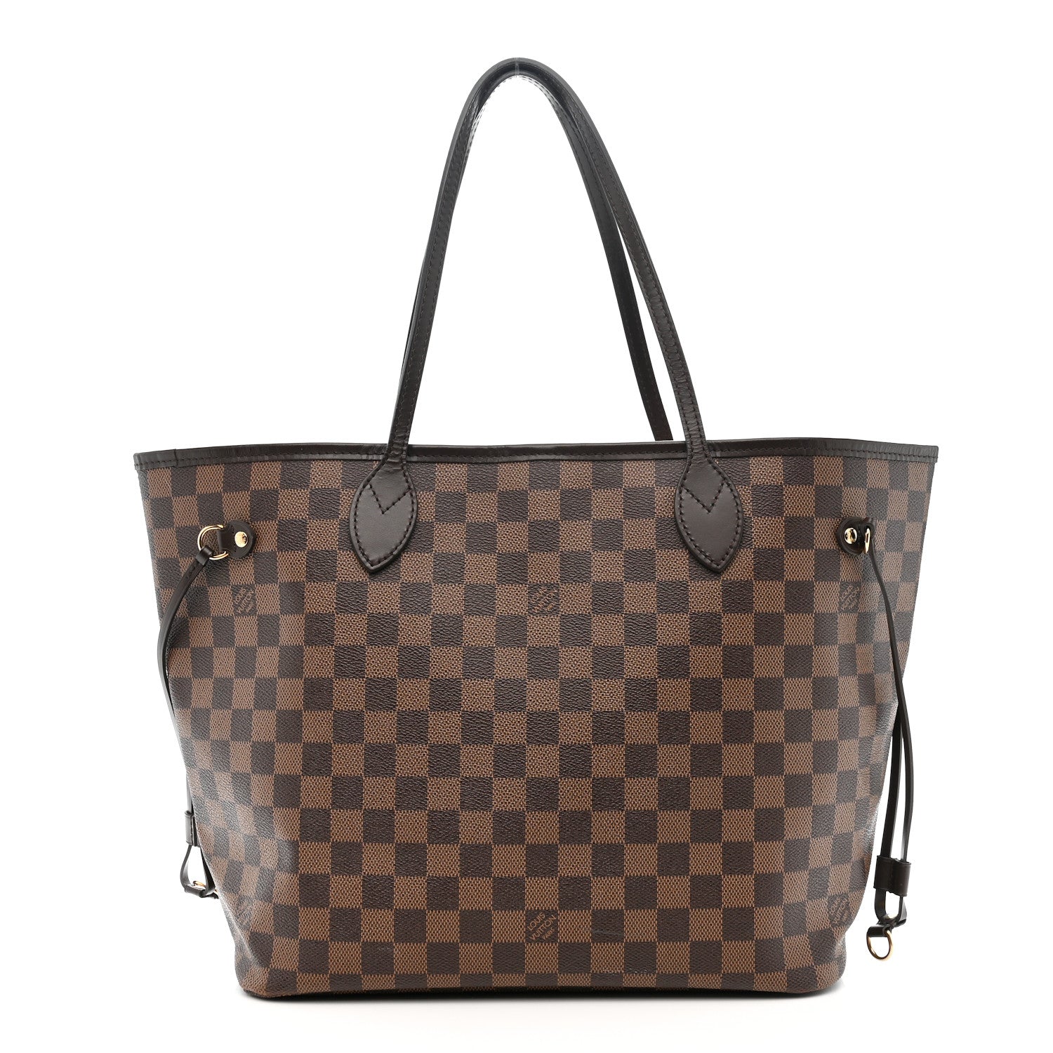Louis Vuitton Damier Ebene Neo Neverfull MM Rose Ballerine 1 of 11