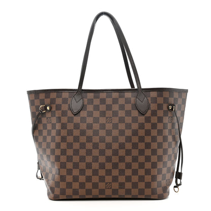 Louis Vuitton Damier Ebene Neo Neverfull MM Rose Ballerine 1 of 11