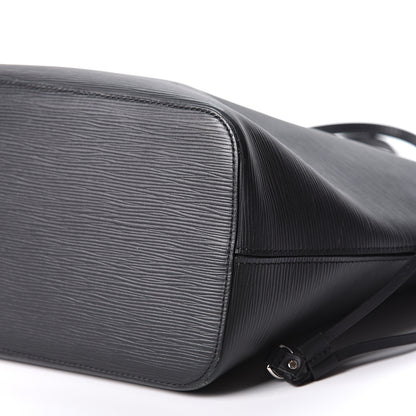 Louis Vuitton Epi Neverfull MM Black 9 of 9