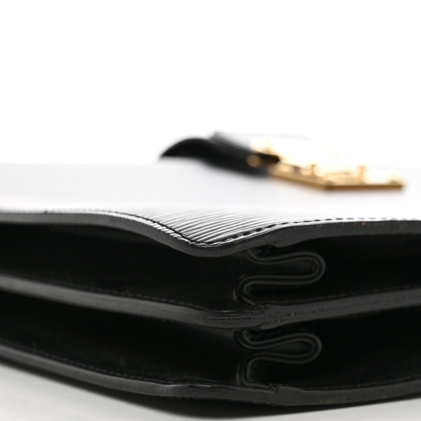 Epi Serviette Fermoir Briefcase Black