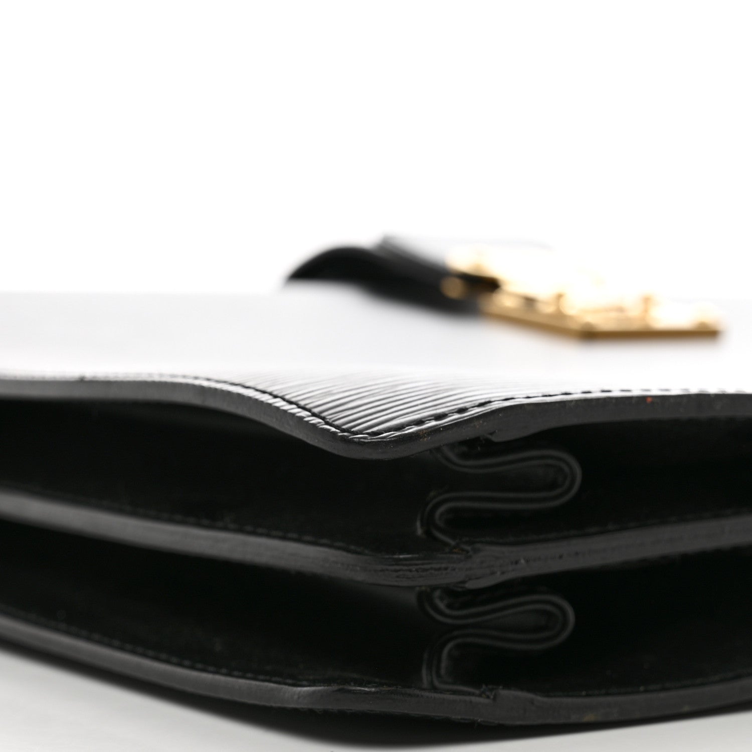Louis Vuitton Epi Serviette Fermoir Briefcase Black 7 of 8