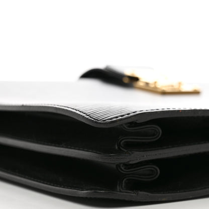 Louis Vuitton Epi Serviette Fermoir Briefcase Black 7 of 8