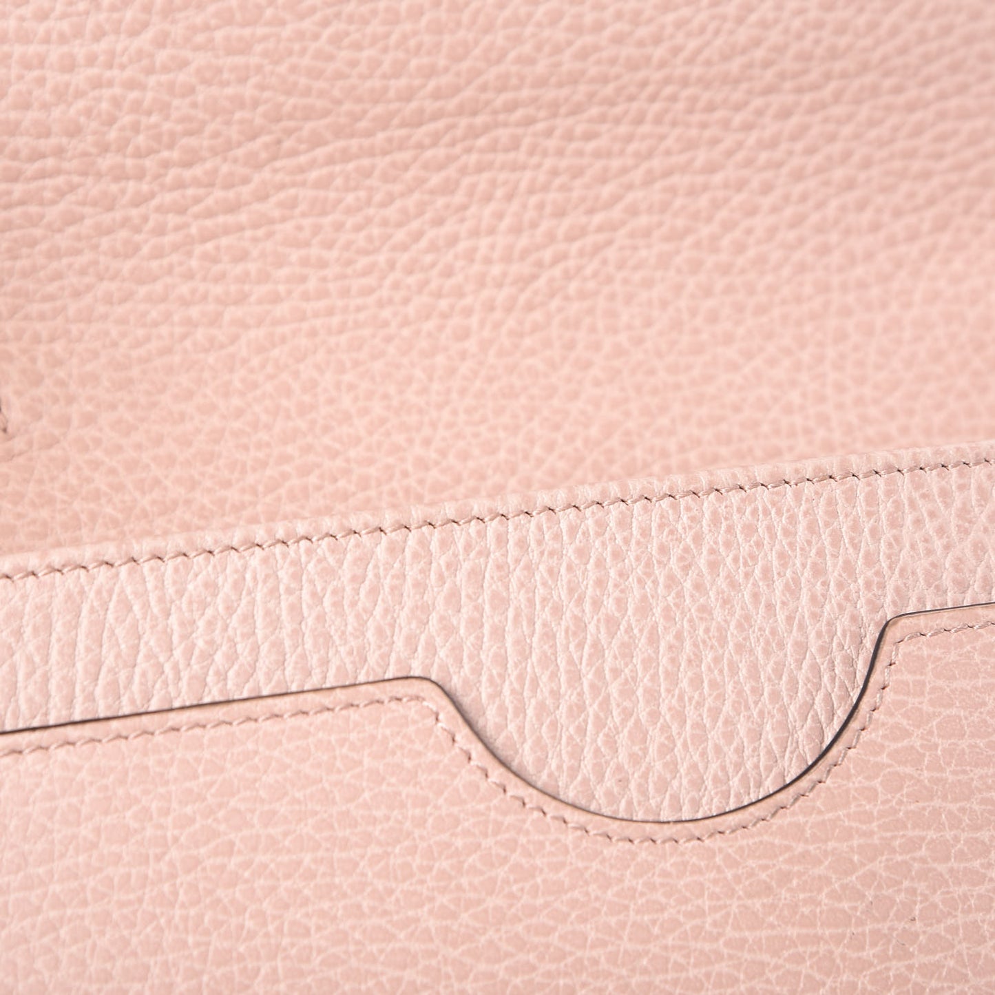Dollar Calfskin Mini GG Marmont Chain Wallet Perfect Pink
