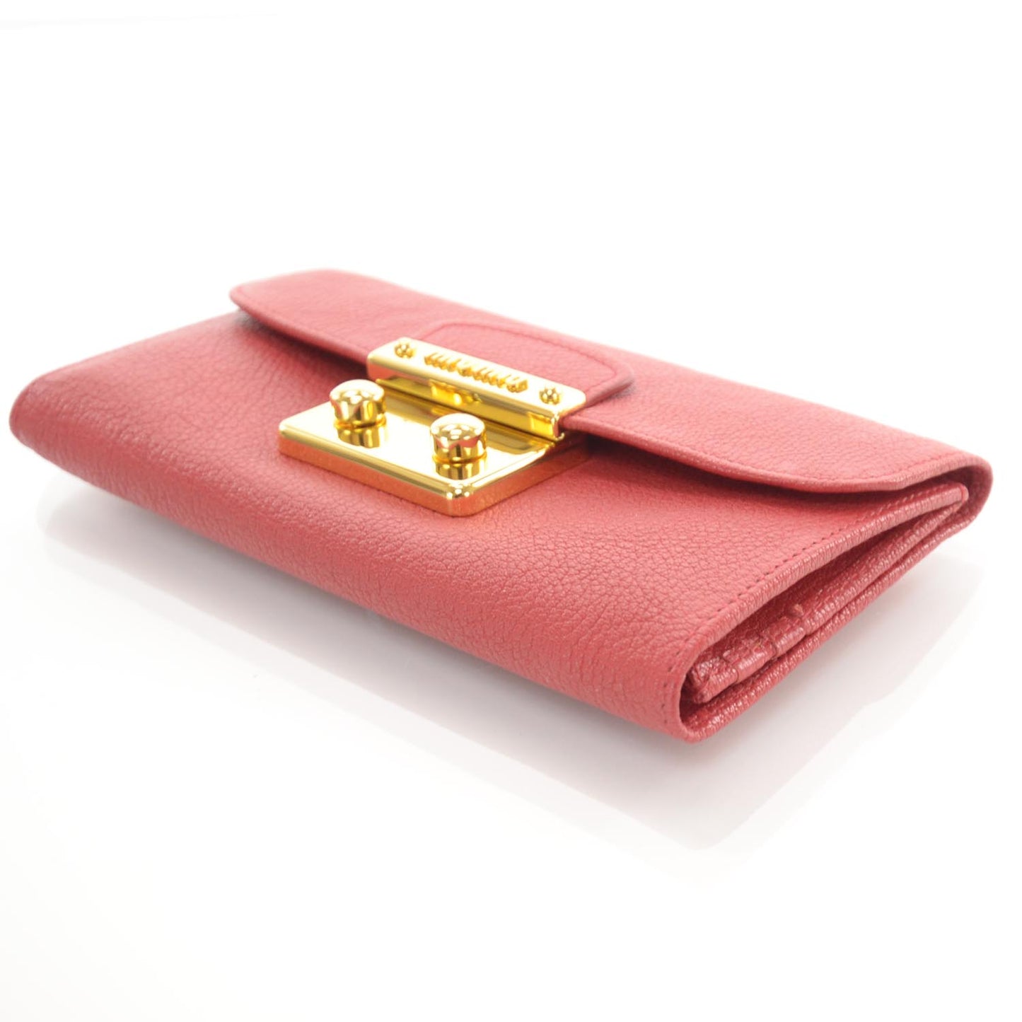 Leather Wallet Red