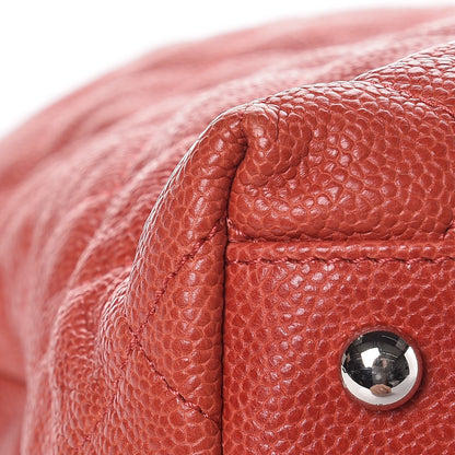 Chanel Caviar Quilted French Riviera Hobo Rouge 12 of 14