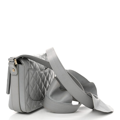 Chanel Calfskin Quilted Bolero De Chanel Flap Bag Grey 3 of 15