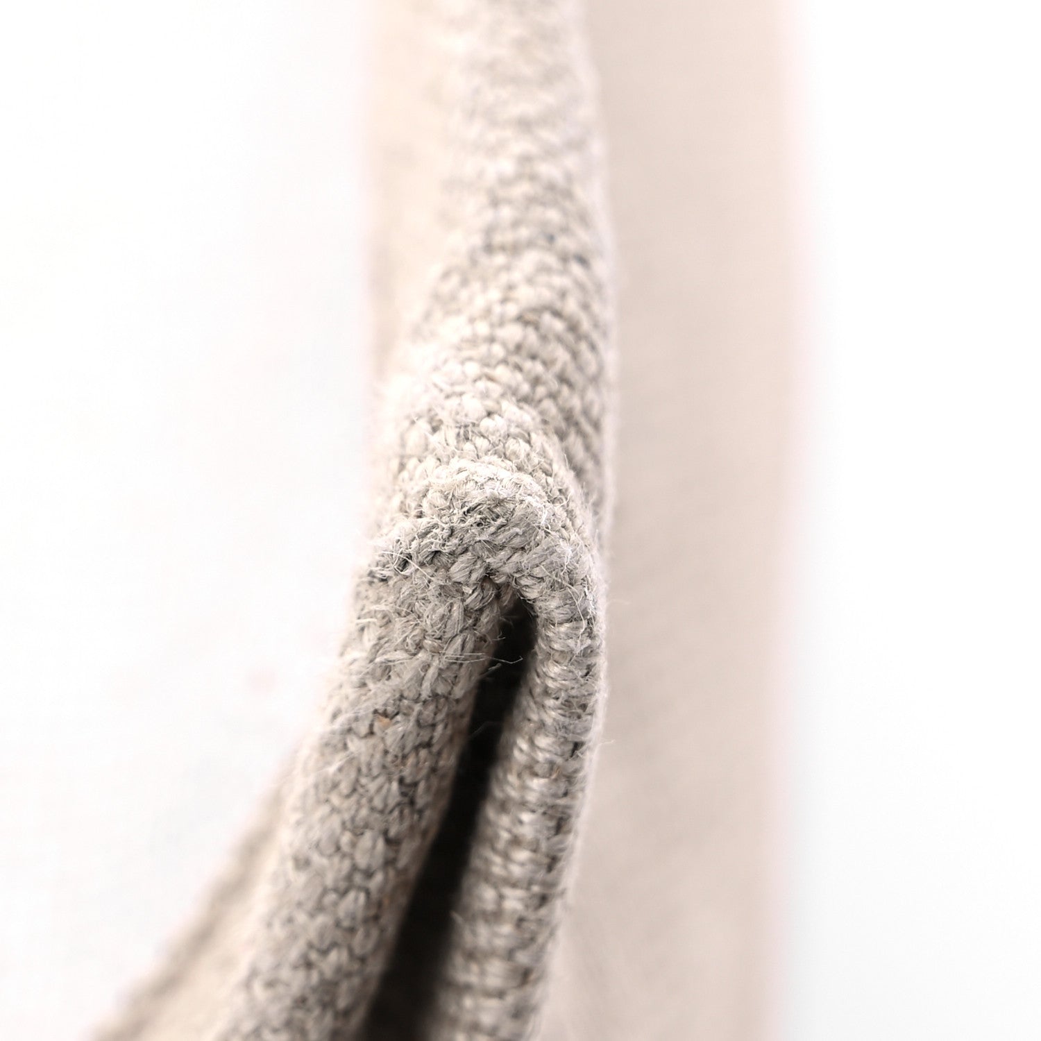 Saint Laurent Linen Calfskin Rive Gauche Tote Optic White 6 of 6